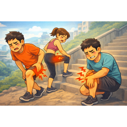 基隆安樂區跑步、上下樓梯膝蓋痛？ 不是退化，是下肢結構在代償｜整復解析