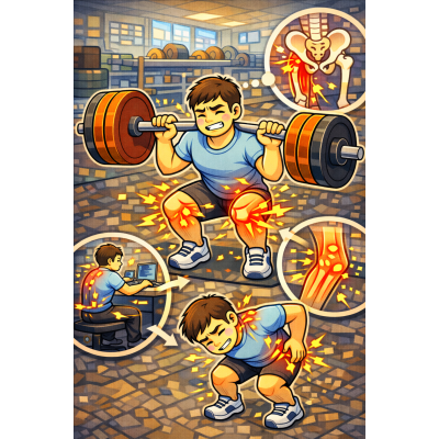 高雄鳳山區深蹲時膝蓋一直內扣？ 不是腿不夠力，是「骨盆—髖—足」失去協調