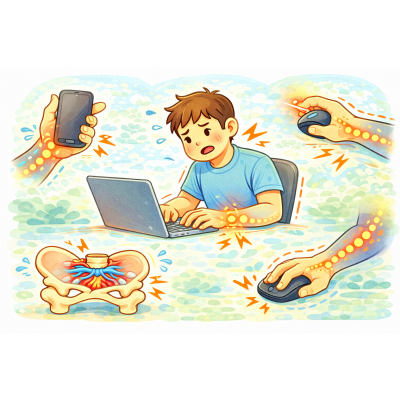 手腕常常痛？很多滑鼠手其實不只是手的問題