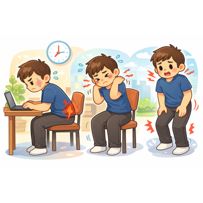 久坐族一定會遇到的3個身體問題,你中了幾個? 久坐族一定會遇到的3個身體問題,你中了幾個?
