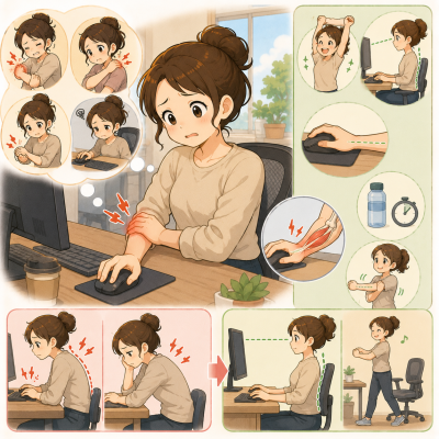 滑鼠手怎麼辦?上班族手肘痛不一定只是用電腦太久 滑鼠手怎麼辦?上班族手肘痛不一定只是用電腦太久