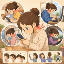 低頭時脖子痛正常嗎？頸椎長期受力別忽略
